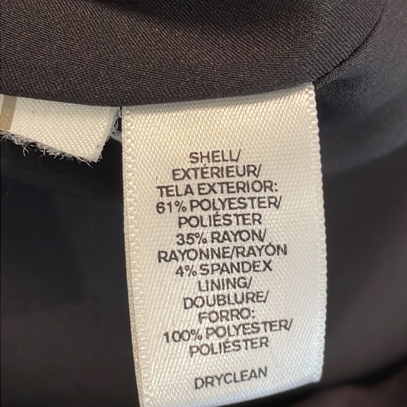 Loft, black laser cut midi skirt, geometric pattern cut out at bottom. Size 2 - Picture 14 of 14